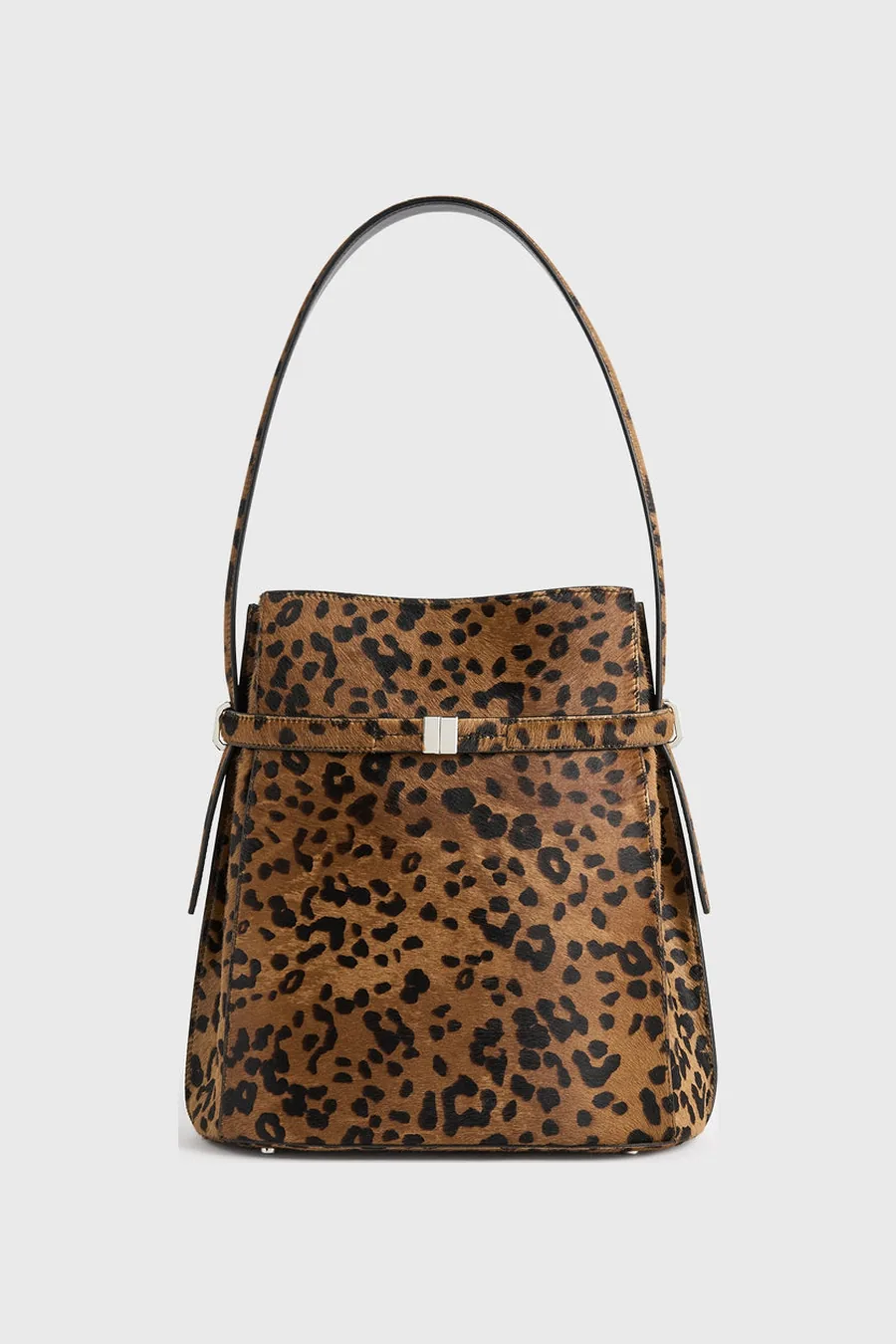 Toteme Belted pony hair bucket bag