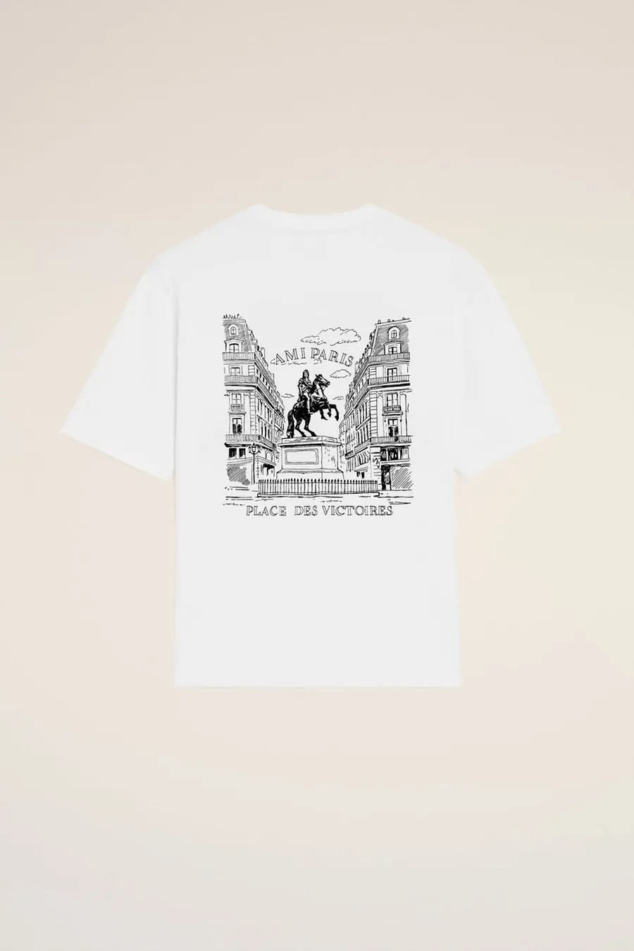 Ami Paris Футболка «Place des Victoires»