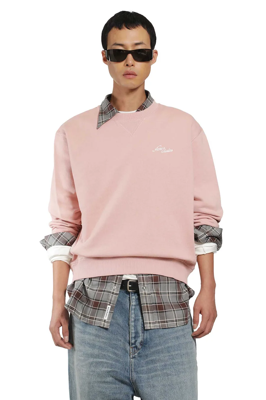 Acne Studios Logo fleece sweatshirt