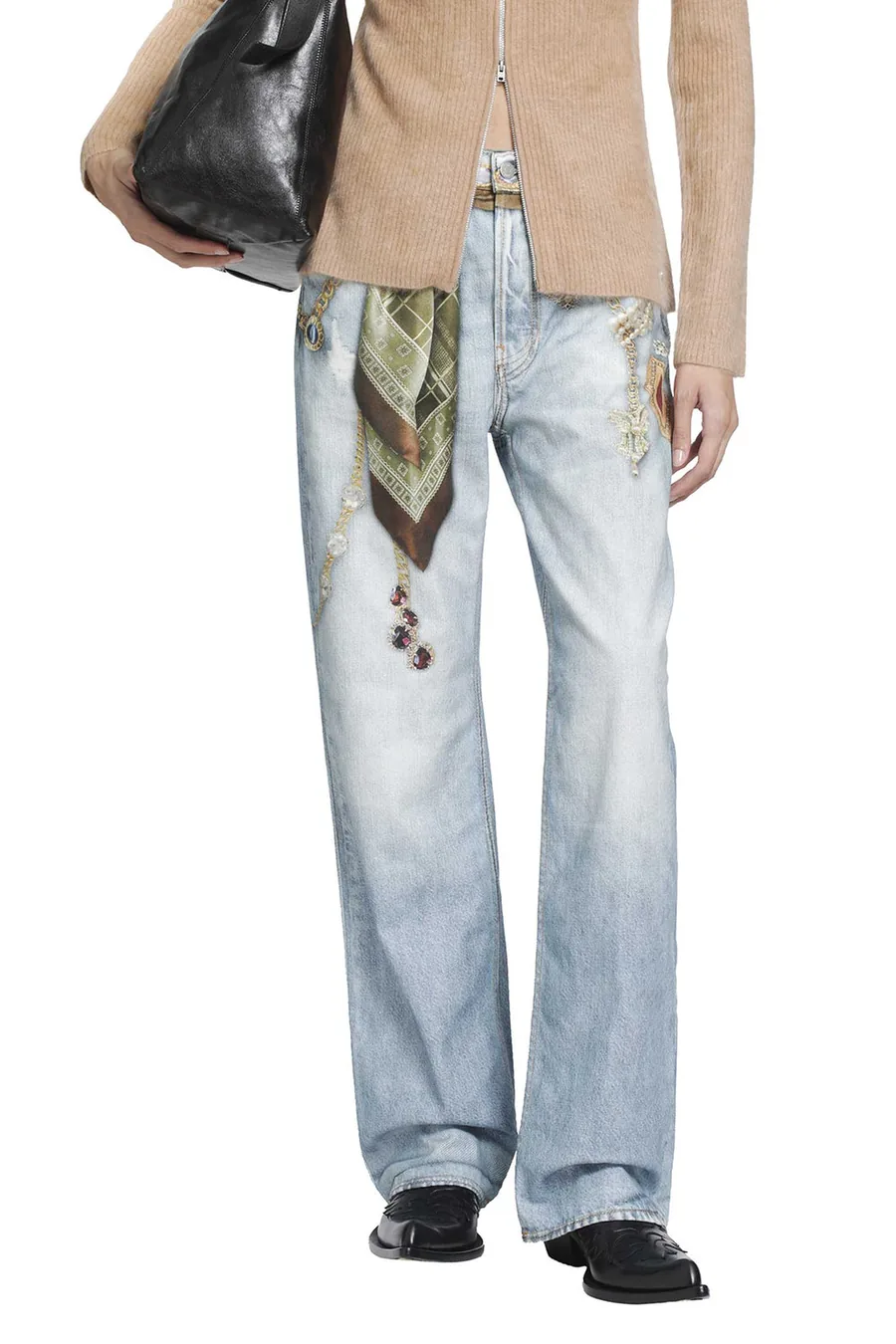 Acne Studios Trompe-l'oeil jeans