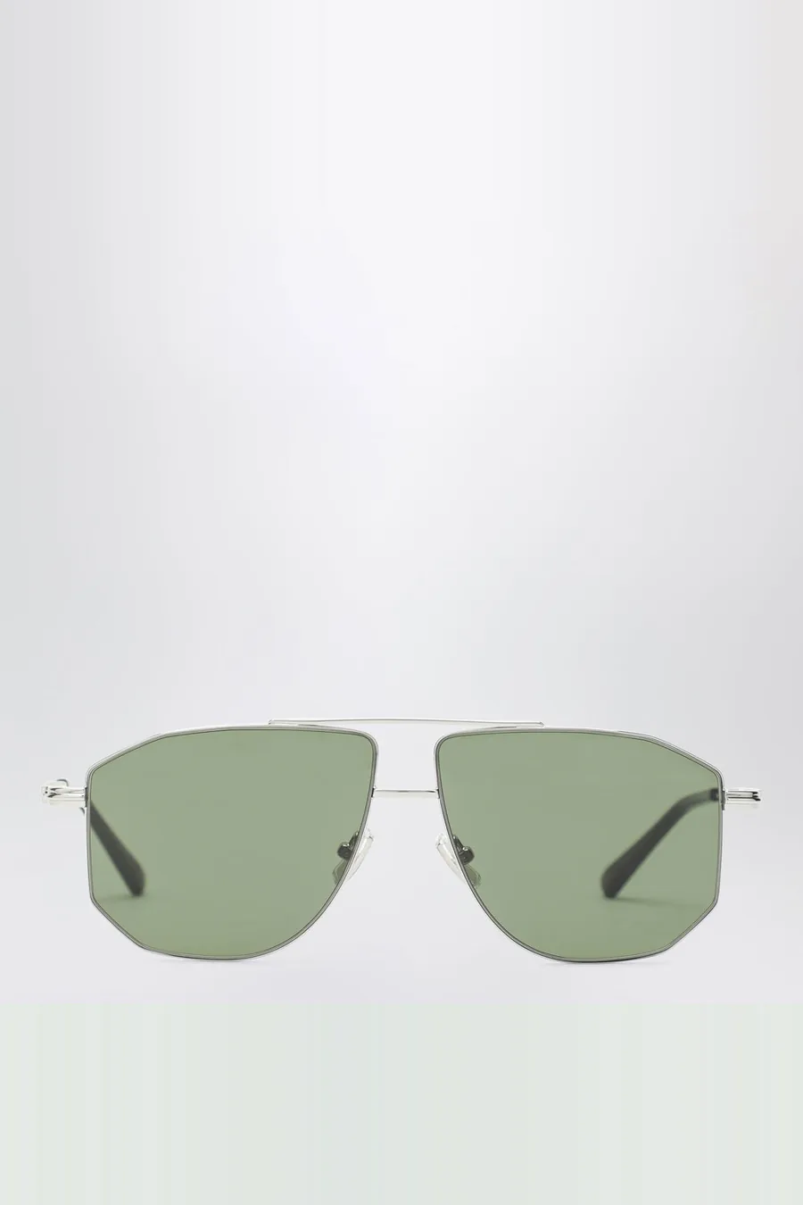 Bottega Veneta Silver metal sunglasses